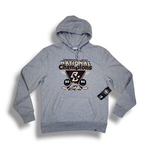 Boston College Eagles NCAA‎ Hockey National Champions 2024 Gray Hoodie Size XL